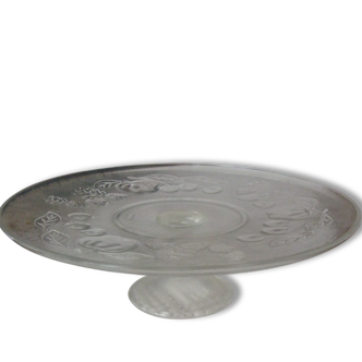 Flat vintage glass cherries and strawberries