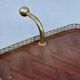 Vintage 1950s bar serving table on wheels