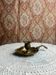 Antique gilt bronze hand candlestick