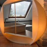 Illuminated toilet cabinet Allibert