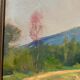 Old painting, landscape on the edge of a pond, Signed Michel Loche (1897;1976)