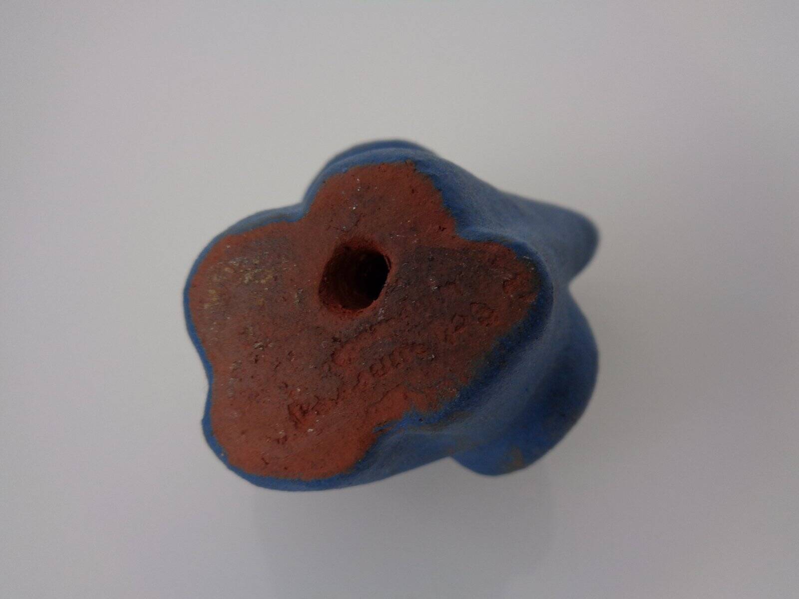 Mid-Century Blue Ceramic Elephants, Austria, Set of 2