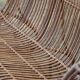Vintage rattan bench