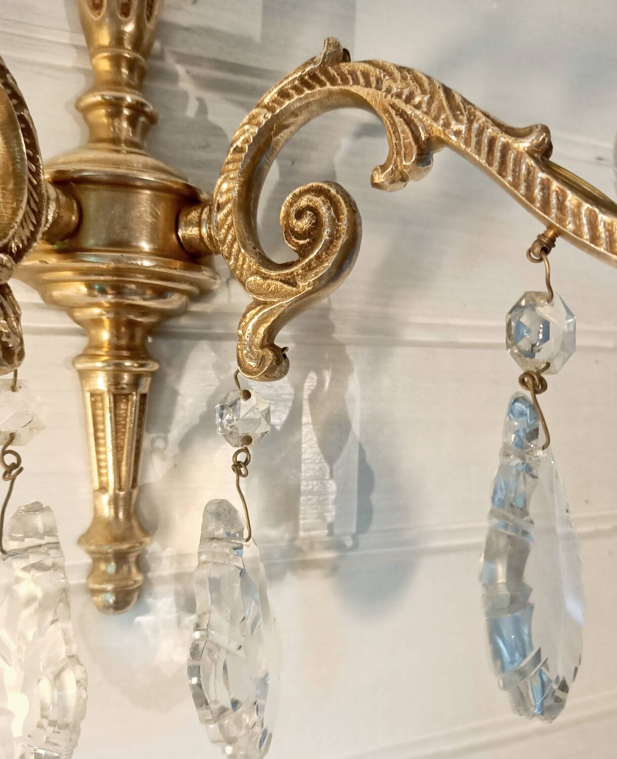 Pair of tassel sconces