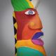 Group of unique vibrant sculptures by Clemens Briels, Netherlands 1990s