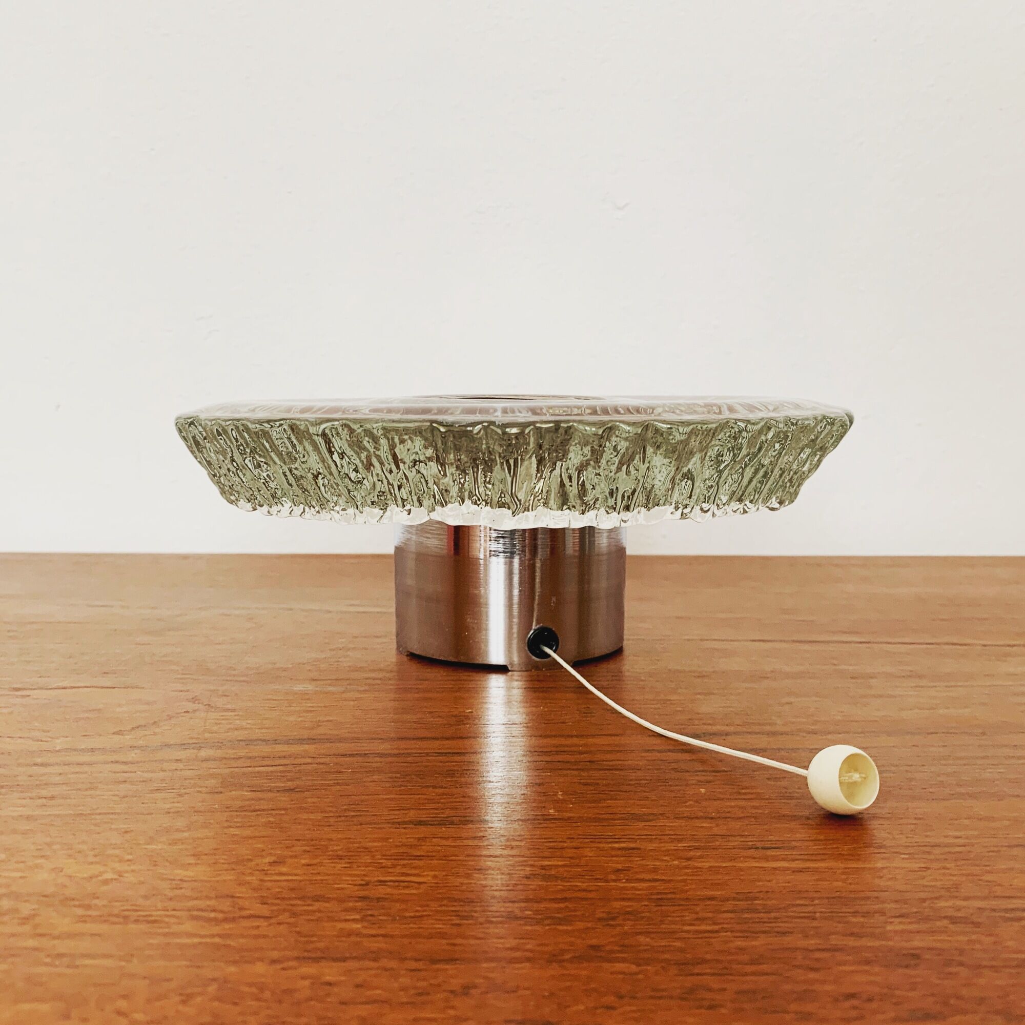 Magnificent Mid Century crystal glass wall lamp by Peill and Putzler