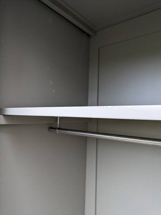wardrobe, removable shelves