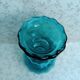 Vase bleu vintage H 22 cm