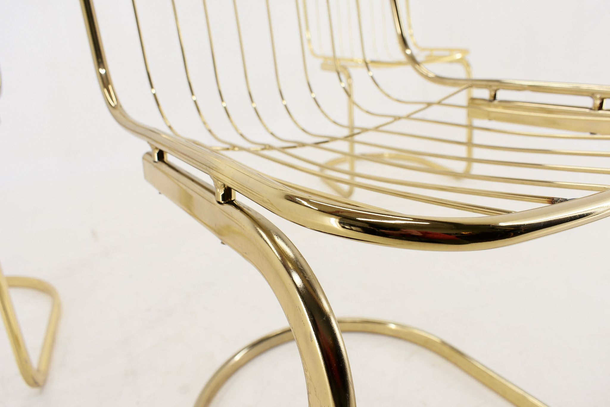 Lot de 4 chaises, Italie, années 1970