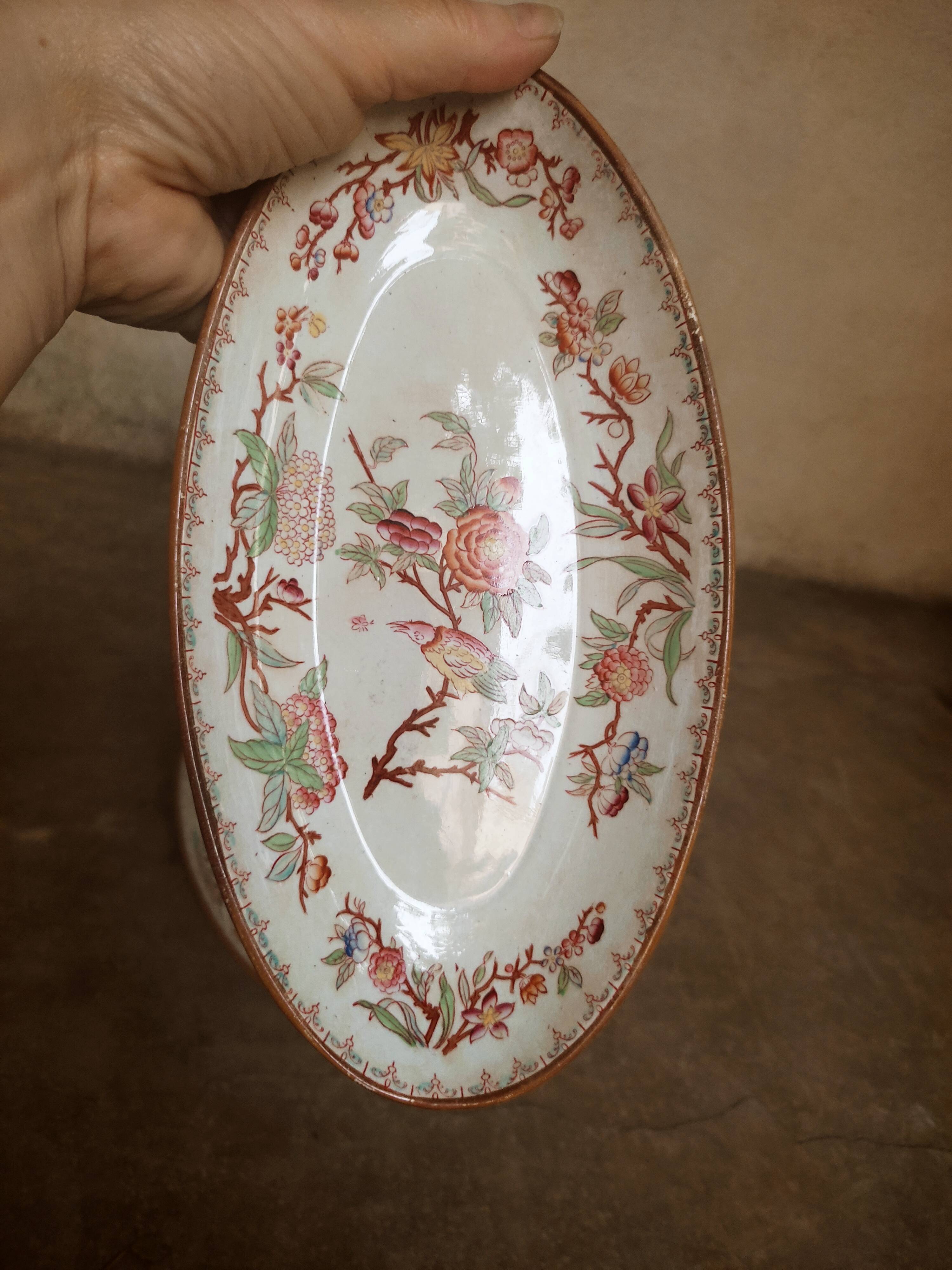 2 earthenware raviers by Sarreguemines