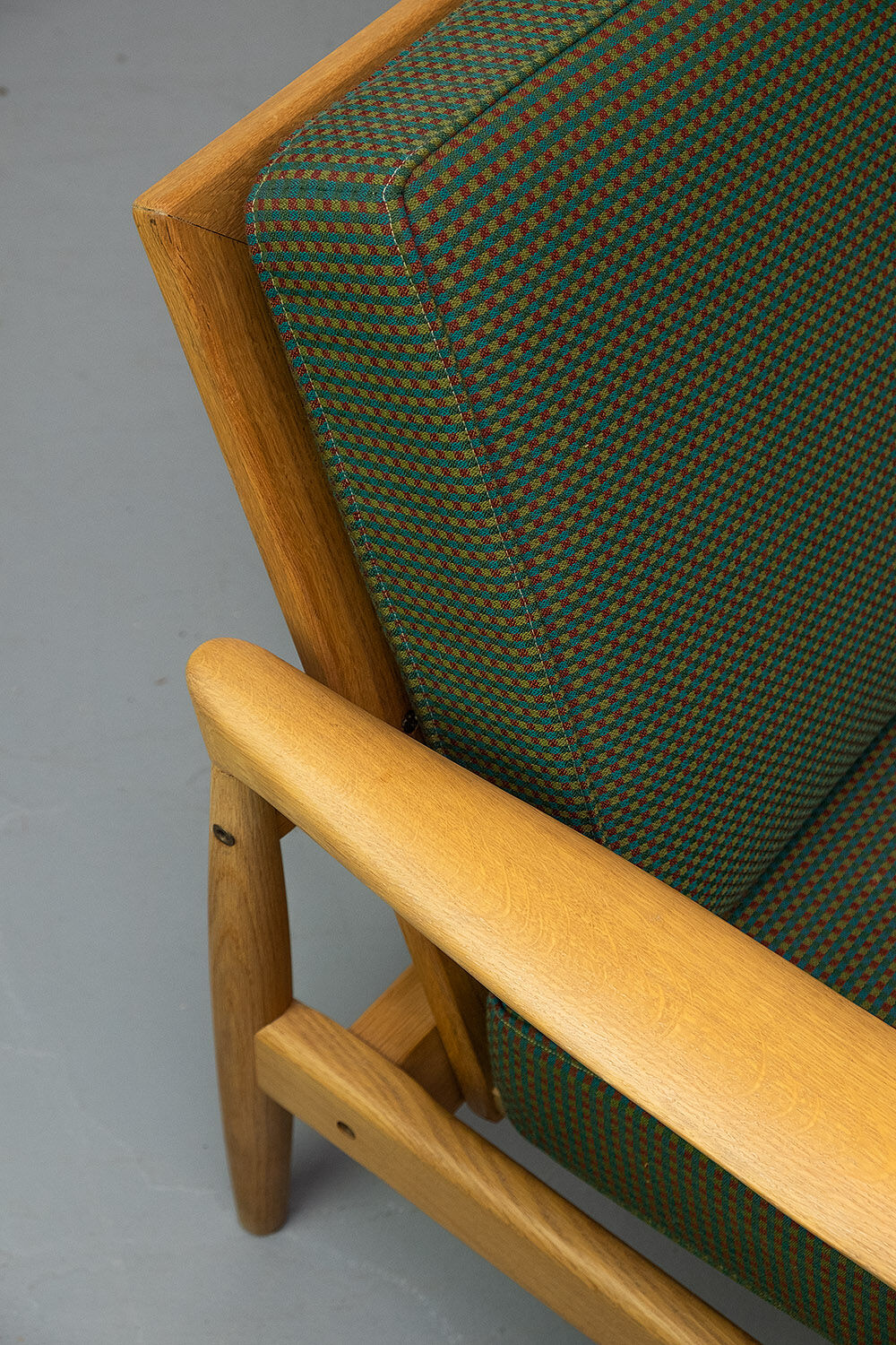 Vintage "Kolding" Sofa in Oak by Erik Wørtz for Ikea, 1960s