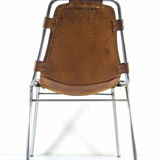 Chaise en cuir Les Arcs de Charlotte Perriand