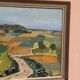 Swedish Oil on Panel “Landscape” by Tage Gavik, Signed, Vintage & Framed