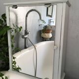 Sixties wooden toilet cabinet