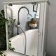 Sixties wooden toilet cabinet