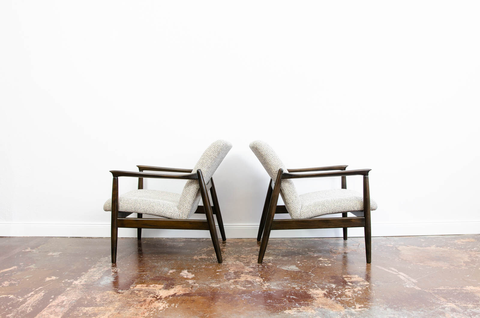 Pair of GFM-64 armchairs by Edmund Homa 1960's
