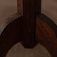 Vintage wooden pedestal plant stand