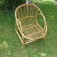 Adult 60s rattan armcchair