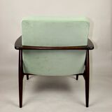 Chaise longue vintage vert clair GFM63 par J.Kedziorek, années 1970