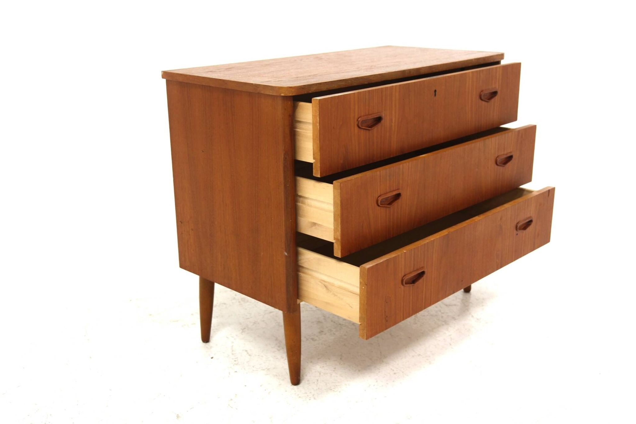 Scandinavian teak chest of drawers, Sweden, 1950