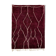 Tapis marocain moderne rouge foncé