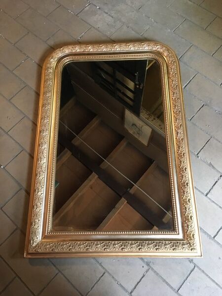 Golden Mirror late 19th 69x103cm