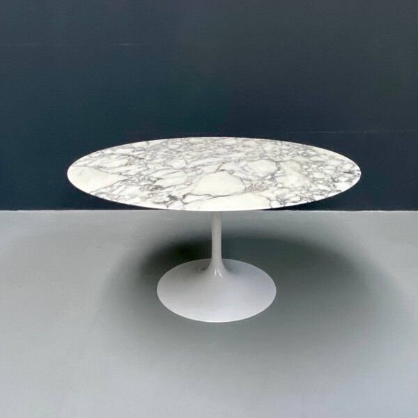 Table de salle à manger en marbre Aresbescato par Eero Saarinen pour Knoll