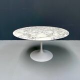 Aresbescato marble dining table by Eero Saarinen for Knoll