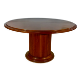 Round table art deco with extension stamped barn