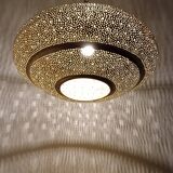 Moroccan brass pendant light