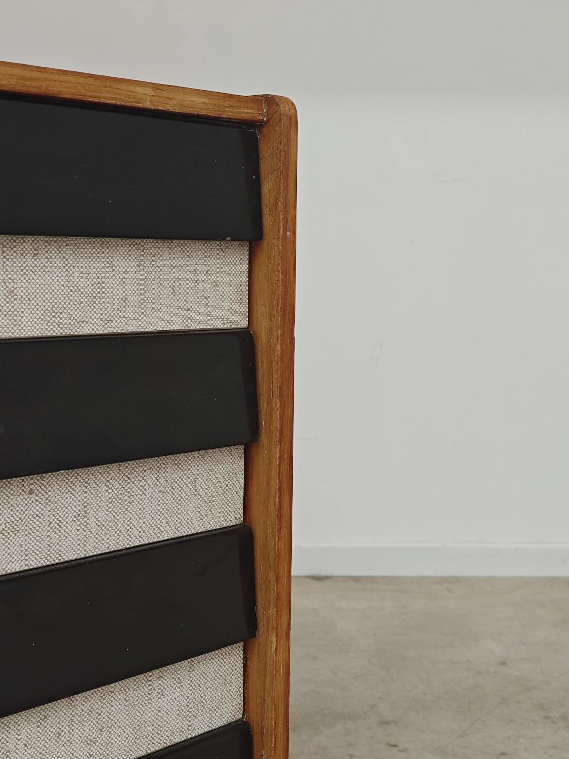 Wooden commode U 453 black and white by Jiri Jiroutek for Intérier Praha