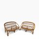 Pair of sofas in the Franco Albini style from the 1960s Italy.