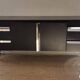 Vintage Bauhaus style metal sideboard from the 1970s