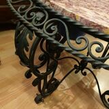 Coffee table circa 1940/50 in wrought iron