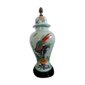 Asian Limoges-inspired potiche or lamp foot
