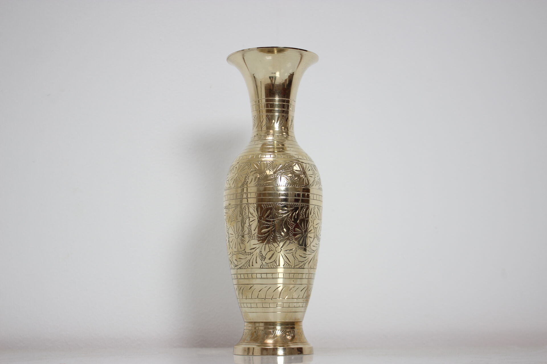 Mid-century Brass Vase,1960's.