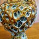 Ceramic ewer vase from La poterie du Cyclope in honey enamels