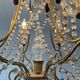 Italian chandelier of the 60s in De Murano glass