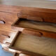 Workbench with plans