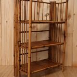 Foldable bamboo shelf