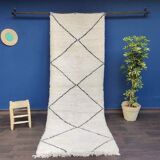 Berber carpet of corridor beni ouarain 100x275cm