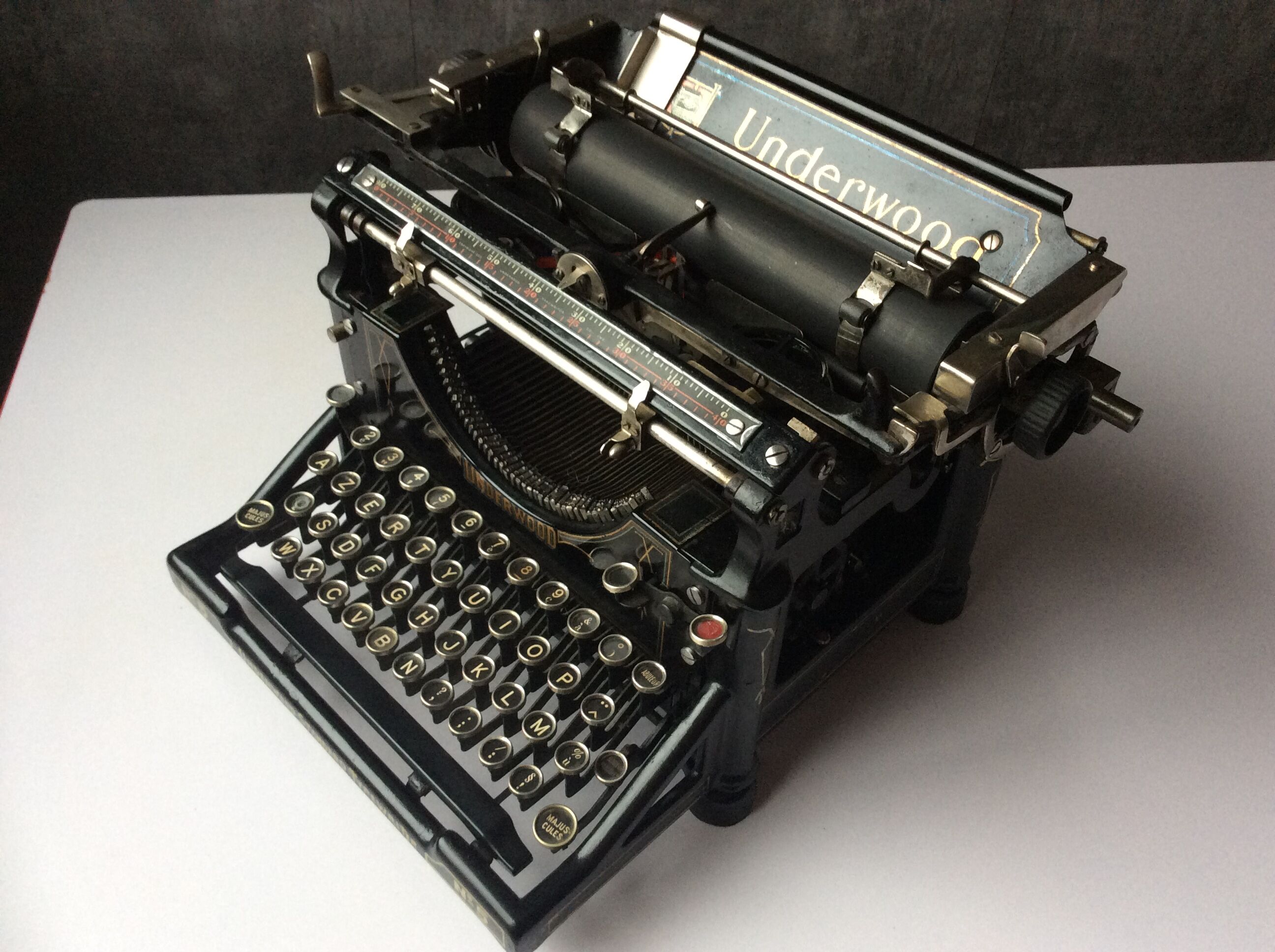 Old Underwood typewriter