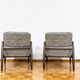 Customizable Blue Armchairs By Edmund Homa, 1960s
