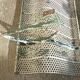 School bench or kindergarten, perforated metal, 50s/60