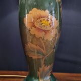 Green flowered lamp