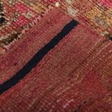 Red Cream Tribal Turkish Runner Rug 88x311Cm SK 18885
