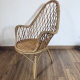 Rattan armchair