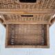 Italian Rattan and Wicker Three-Drawer Chest, 1970s