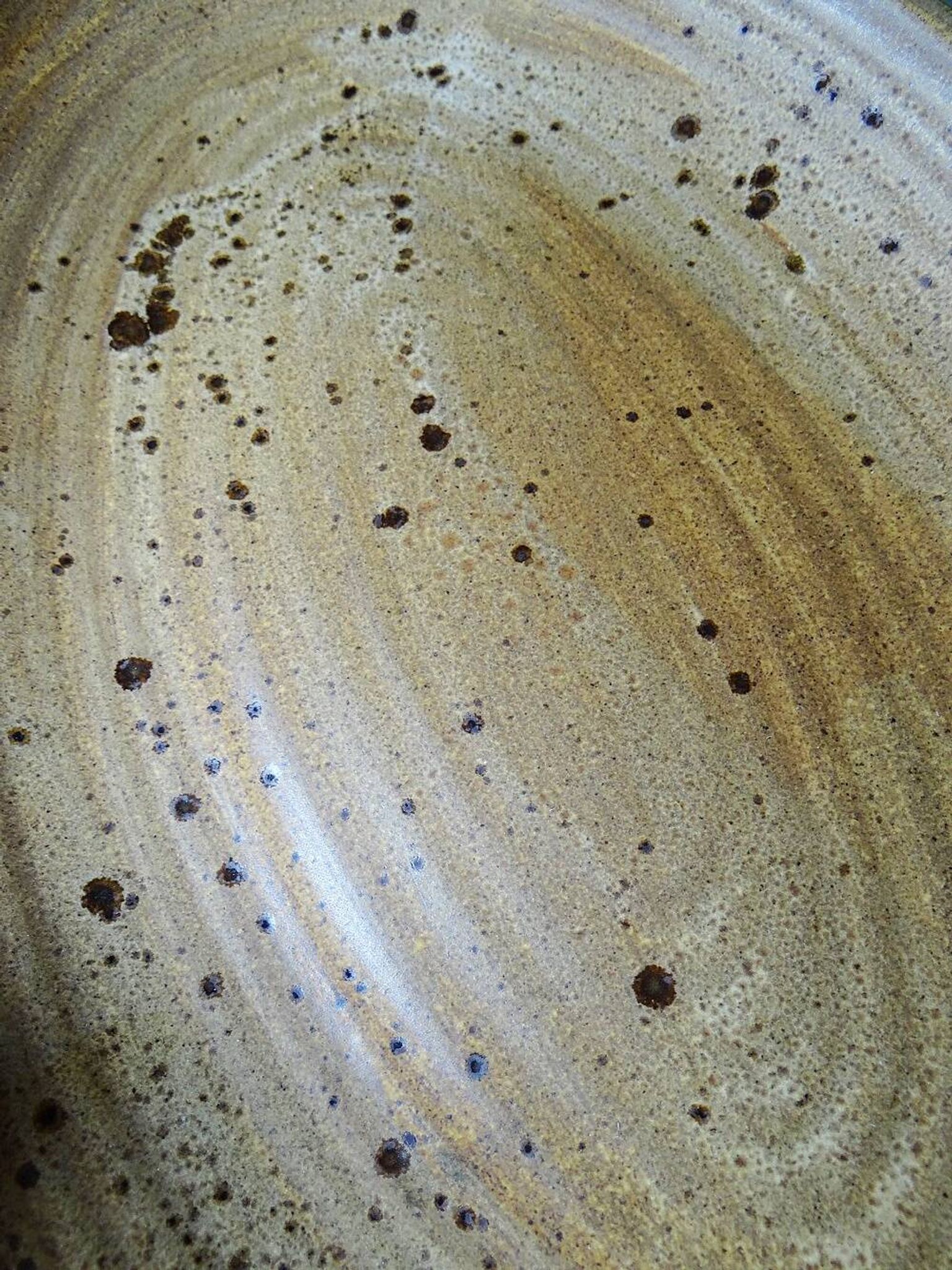 Large oval serving dish, vintage Salins stoneware/ceramic, 1960s