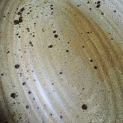 Large oval serving dish, vintage Salins stoneware/ceramic, 1960s